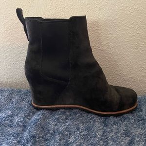 Ugg Wedge Boot Black 10